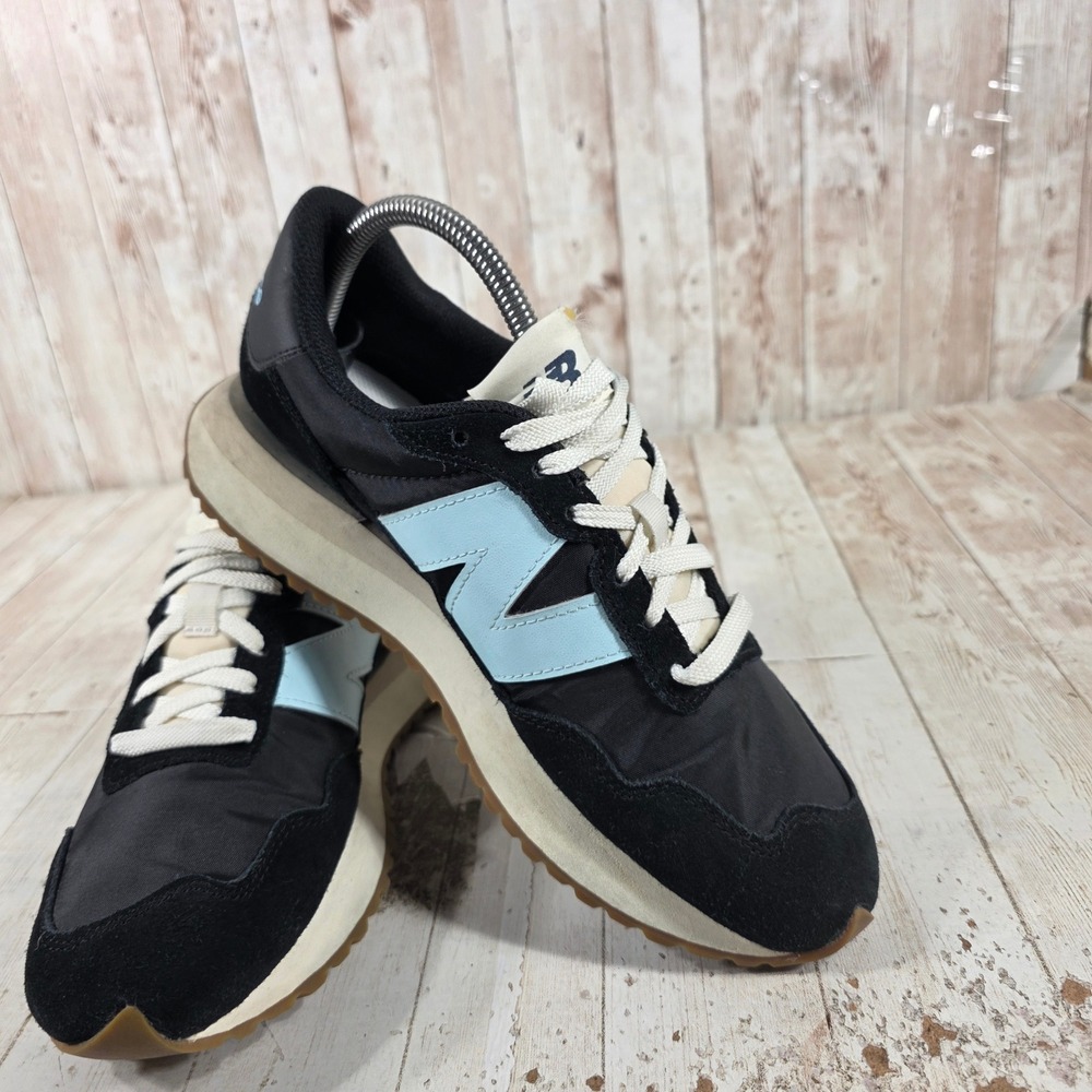 New Balance 237 Womens Black Light Blue Retro Lifestyle Sneakers WS237GD Size 9 - Picture 6 of 8